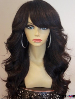 Afroamerikaner Lace Front Perücken mit Pony Lace Front Brown Farbe