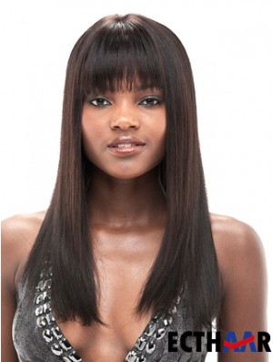 18 Zoll Black Lace Front Perücken für schwarze Frauen