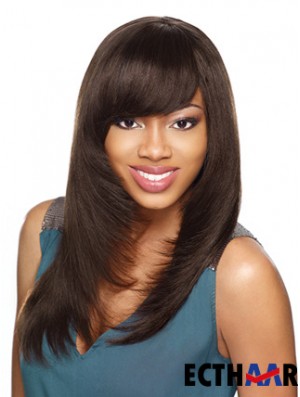 18 Zoll Brown Lace Front Perücken für schwarze Frauen