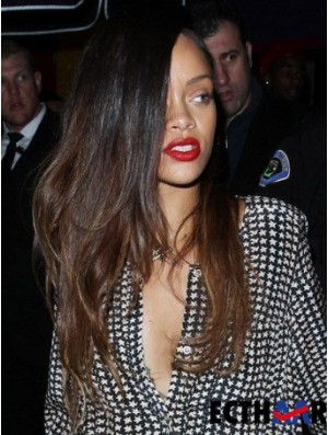 Ombre / 2 Tone Wavy Layered Lace Front 24 Zoll bequeme  Perücken
