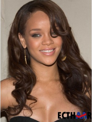 Black Wavy Layered 100% handgebundene 20 Zoll Fabulous  Perücken