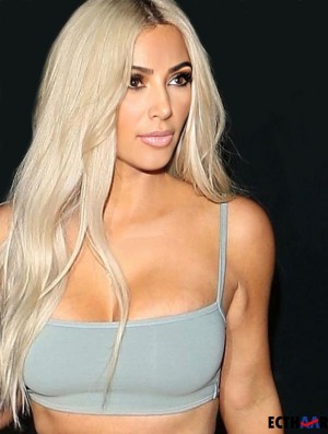 Straight Blonde Lace Front 25  inchLanges Remy Menschenhaar  Perücken