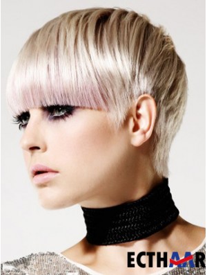 Capless Boycuts Short Straight 8  inchBeste Mode Perücken