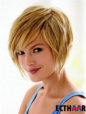 Bob Perücke Mit Pony Mit Capless Straight Style Chin Länge