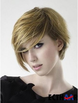 Kaufen Sie Perücke Online Blonde Short Straight Capless