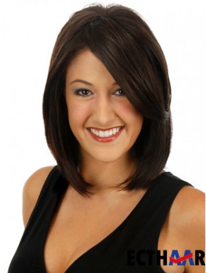Clip In Haarteile für Frauen UK Brown Color Straight Style